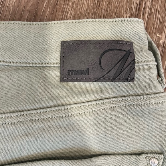 Mavi jeans, green, size 28, raw edge hem - Picture 6 of 6